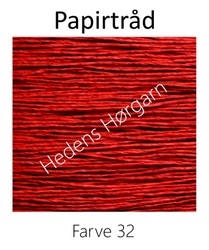 Papirtråd farve  32 mørk rød